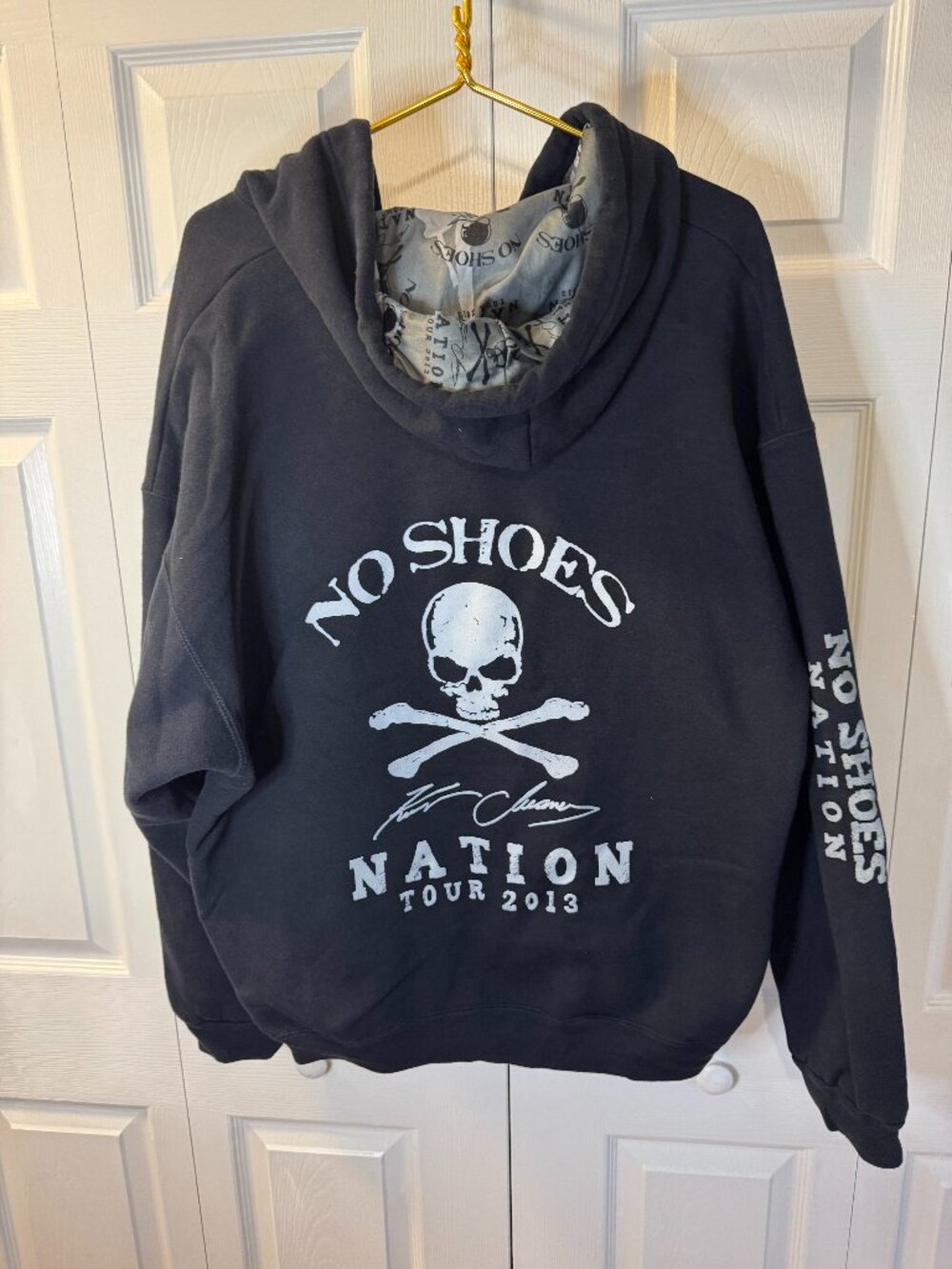 Kenny Chesney No Shoes Nation 2013 Tour Zip Hoodie 2XL Skull Graphic Collectible
